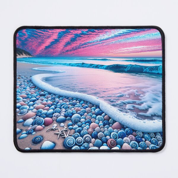 Item preview, "Coastal Candy Dreams: A Symphony of Sky and Sea" designed and sold by MindVibe.