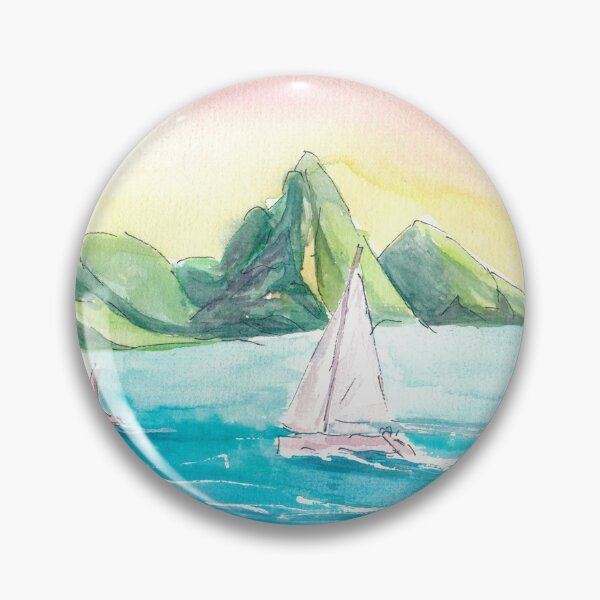 Item preview, Yacht Cruise in the Caribbean near Saint Lucia designed and sold by artshop77.
