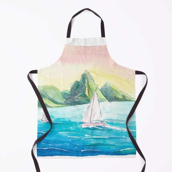 Item preview, Yacht Cruise in the Caribbean near Saint Lucia designed and sold by artshop77.