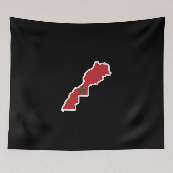 Item preview, Morocco map designed and sold by moradb05.