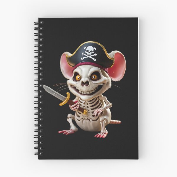 Item preview, Pirate Skeleton Mouse Cartoon Painting 3D Art designed and sold by Charlygood.