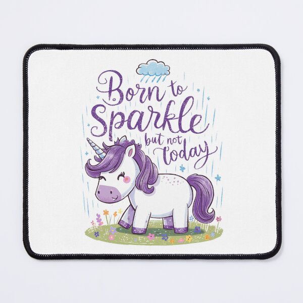 Item preview, Born To Sparkle But Not Today designed and sold by Hairball-Pets.