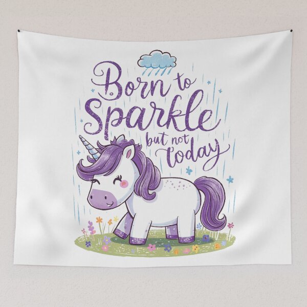 Item preview, Born To Sparkle But Not Today  designed and sold by Hairball-Pets.