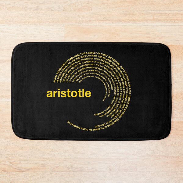Item preview,  Aristotle famous quotes poster [gold] designed and sold by CMYKStudio.