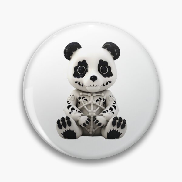 Item preview, Kawaii Robot Skeleton Panda Pirate designed and sold by KawaiiArtStyle.