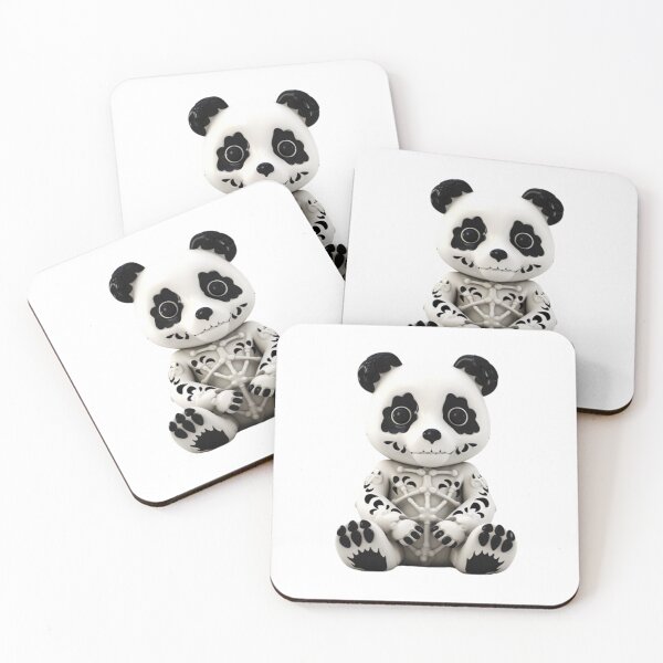 Item preview, Kawaii Robot Skeleton Panda Pirate designed and sold by KawaiiArtStyle.