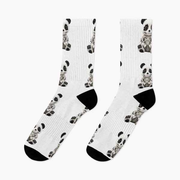 Item preview, Kawaii Robot Skeleton Panda Pirate designed and sold by KawaiiArtStyle.