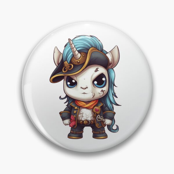 Item preview, Kawaii Unicorn Pirate designed and sold by KawaiiArtStyle.