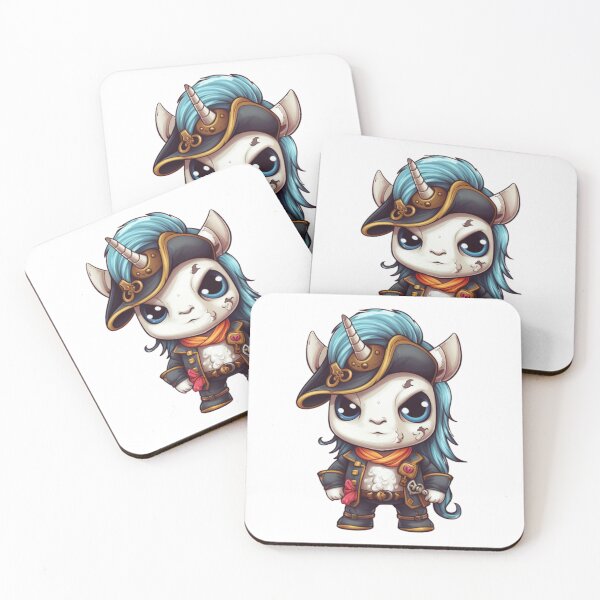 Item preview, Kawaii Unicorn Pirate designed and sold by KawaiiArtStyle.