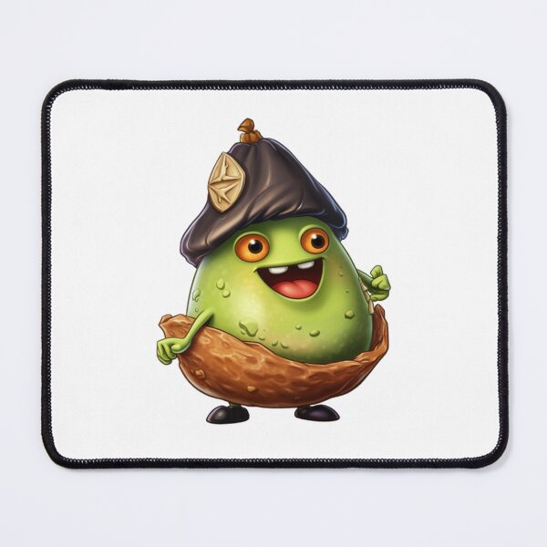 Item preview, Kawaii Avocado Pirate designed and sold by KawaiiArtStyle.