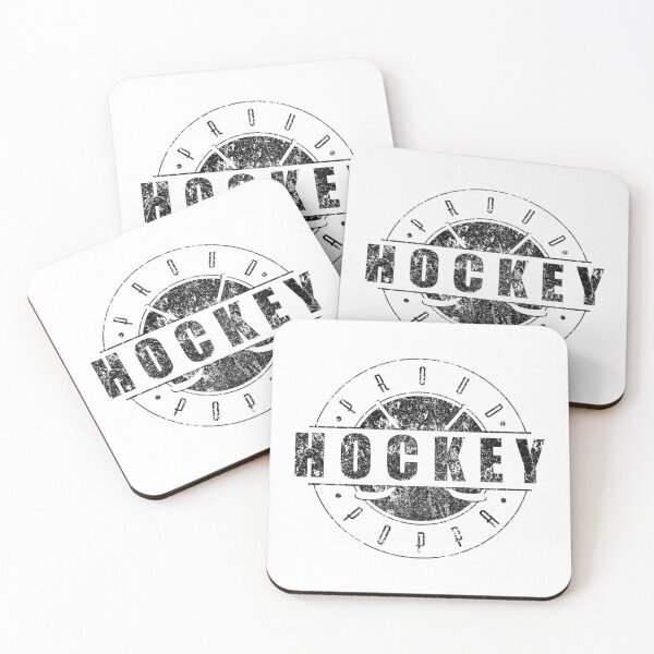 Aperçu de l'œuvre Hockey Poppa ~ Noir créée et vendue par Bartrand Design Studio.