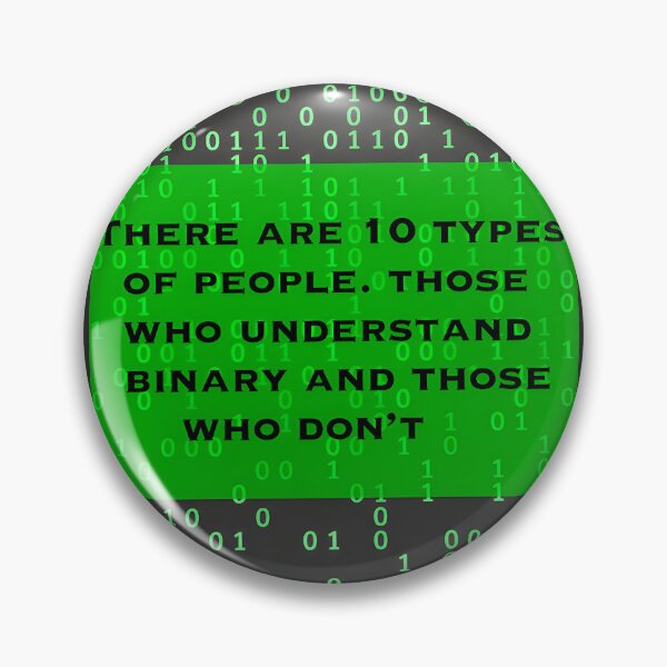 Item preview, Funny binary quote designed and sold by Aroeldesigns.