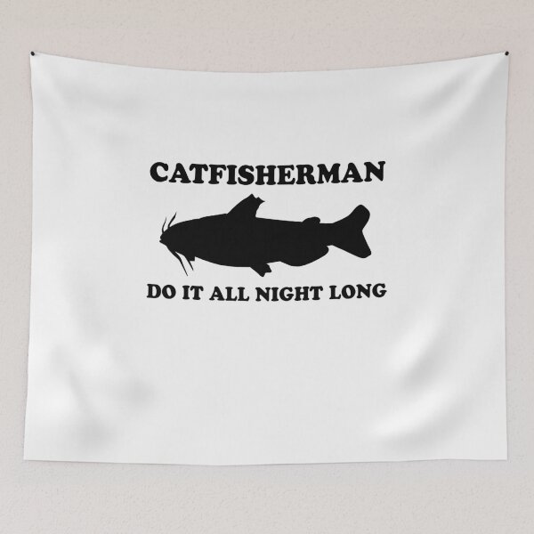 Item preview, Catfisherman Do It All Night Long designed and sold by Mad Over Store.