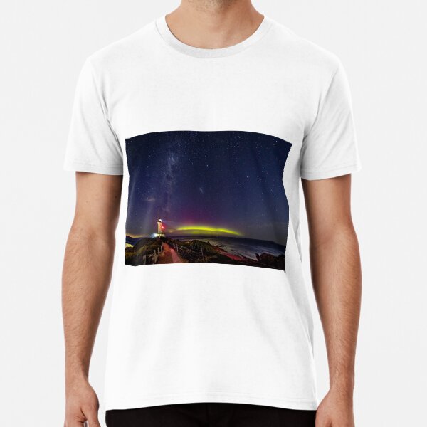Pt Lonsdale Aurora Australis & Milky Way Premium T-Shirt