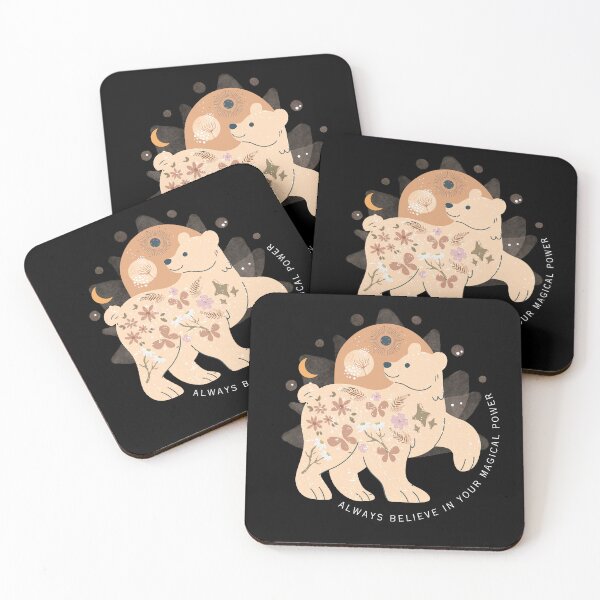 Item preview, Boho Flower Mama Bear Alwals Believe In Your Magical Power designed and sold by GroovyFusion.