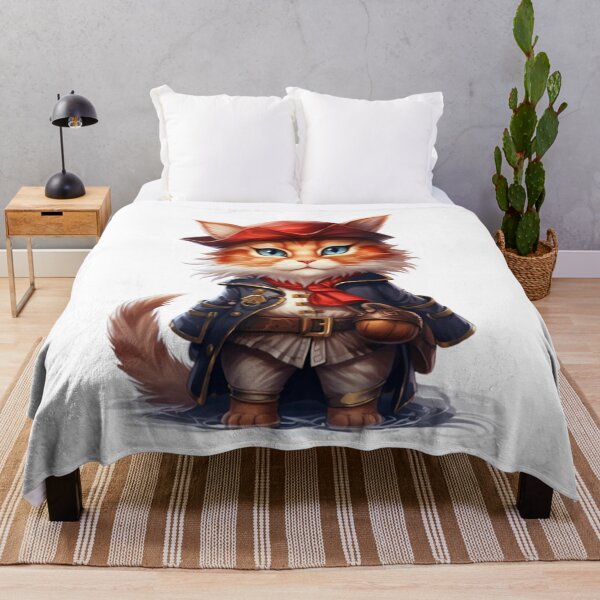 Item preview, Kawaii Red Cat Pirate designed and sold by KawaiiArtStyle.