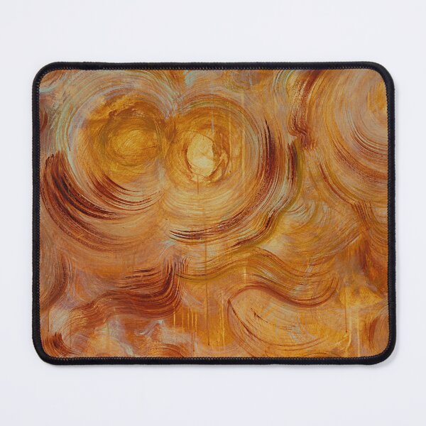 Item preview, Sienna Subterranean Gold Chemistry Abstract Art designed and sold by oz10.