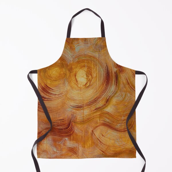 Item preview, Sienna Subterranean Gold Chemistry Abstract Art designed and sold by oz10.
