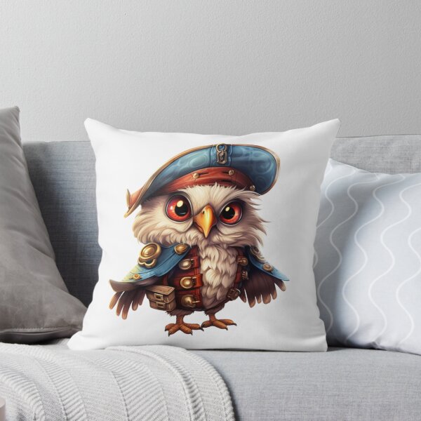 Item preview, Kawaii Owl Pirate designed and sold by KawaiiArtStyle.