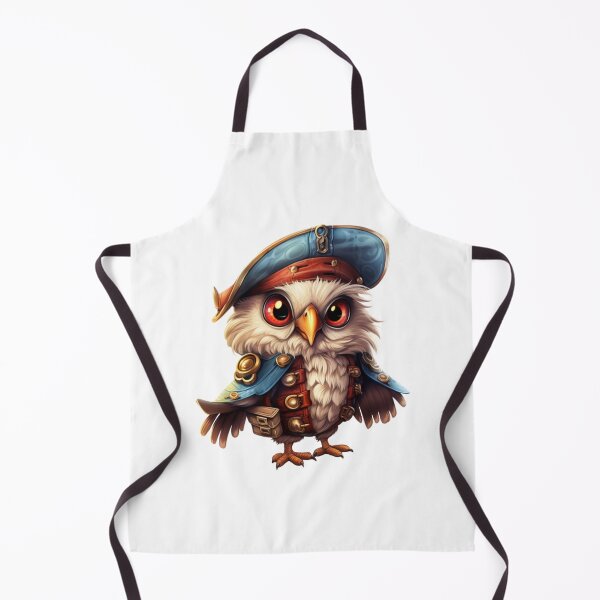 Item preview, Kawaii Owl Pirate designed and sold by KawaiiArtStyle.