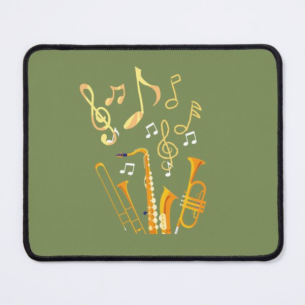 Item preview, Woodwind & Brass Instrumental Music Sticker designed and sold by BrightrDayMusicArt.