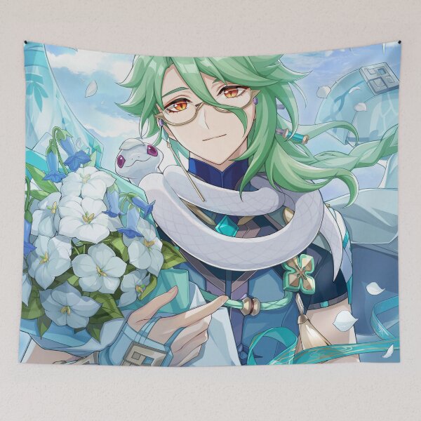 Item preview,  Genshin Impact - Baizhu Official Birthday Artwork 2024 designed and sold by Krimsy.