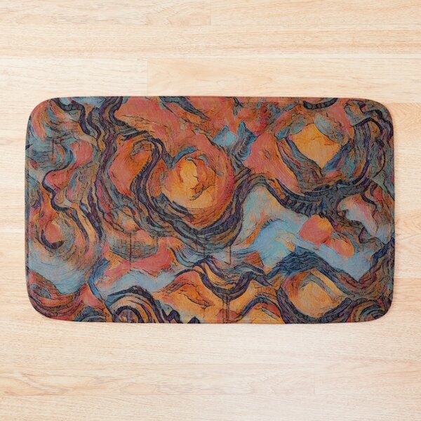 Item preview, Ominous Copper October Abstract Art designed and sold by oz10.