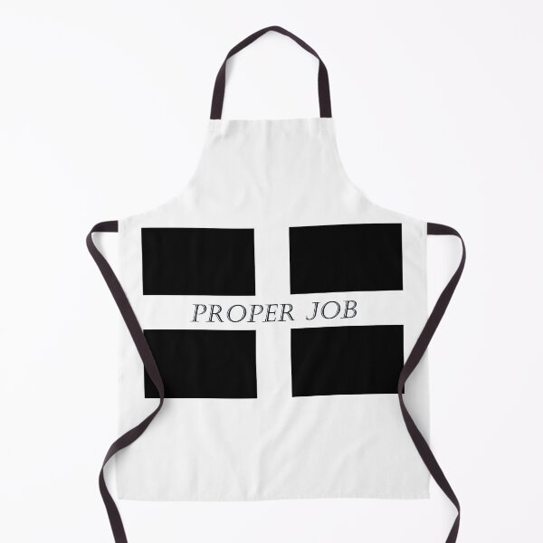 Item preview, Proper Job on a St Piran Flag designed and sold by Terri Waters Photography & Design.