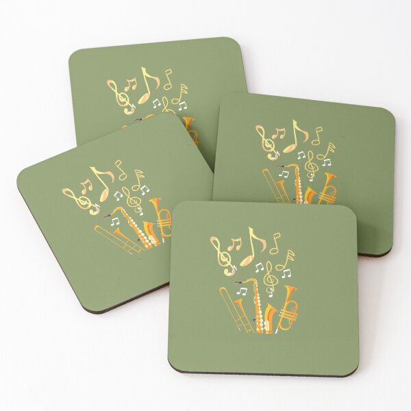 Item preview, Woodwind & Brass Instrumental Music Sticker designed and sold by BrightrDayMusicArt.