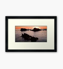 Sharks Tooth Dawn Framed Print