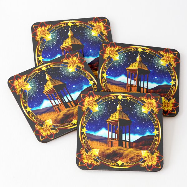 Item preview, Stargazer's Solace: The Observatory Pavilion Under a Gilded Sky designed and sold by Highlandkings.