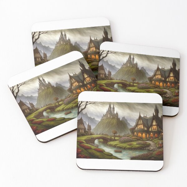 Item preview, Classic Fantasy Village designed and sold by TheDarkWardrobe.