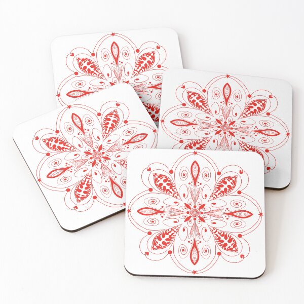 Item preview, Red Mandala designed and sold by nerdy-painter.