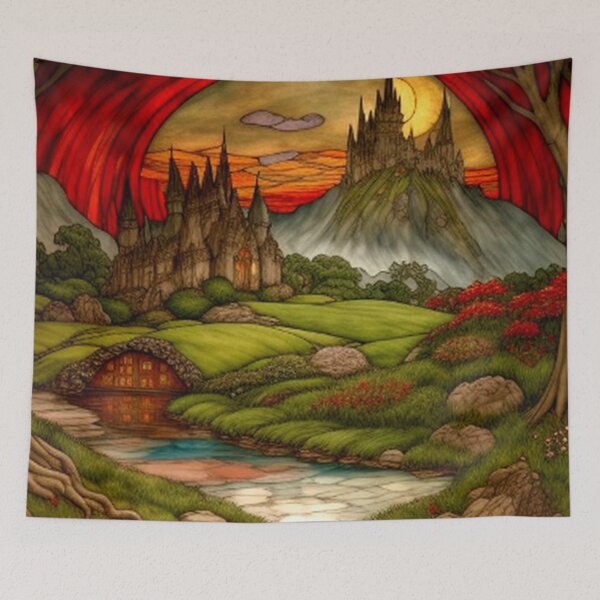 Item preview, Classic Fantasy Village designed and sold by TheDarkWardrobe.