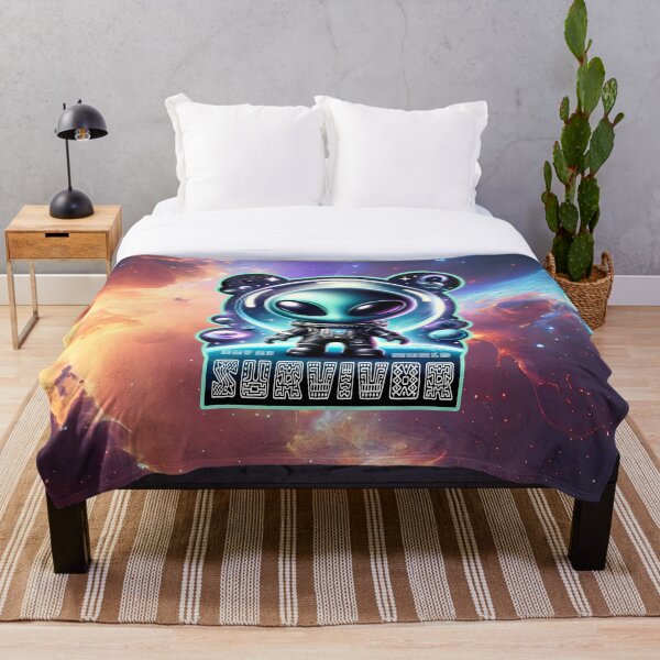 Artikelvorschau, Cosmic Explorer Alien T-Shirt, Aufkleber, Tasse: Out Of World Survivor entworfen und verkauft von CreativeAttack.