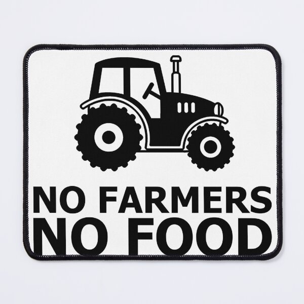 Item preview, No Farmers, No Food designed and sold by Bimblebuds.