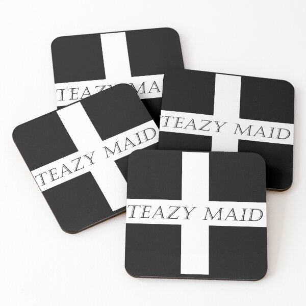 Item preview, Teazy Maid on a St Piran Flag designed and sold by Terri Waters Photography & Design.