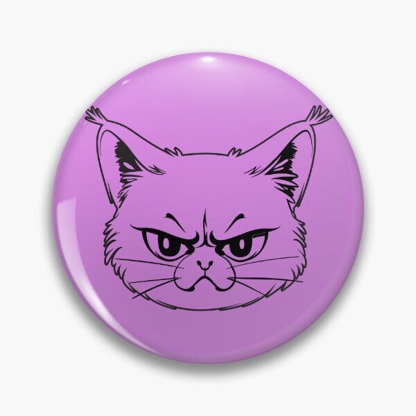 Item preview, Head shot of an annoyed kitten designed and sold by lawsonlee.