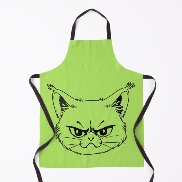 Item preview, Head shot of an annoyed kitten designed and sold by lawsonlee.
