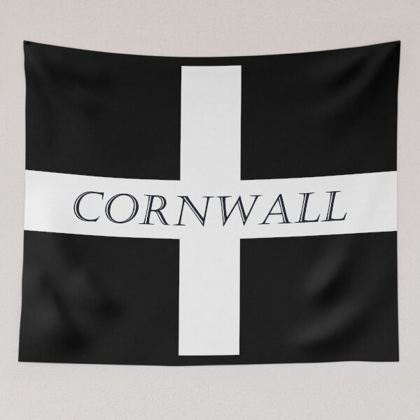 Item preview, Cornwall on a St Piran Flag designed and sold by Terri Waters Photography & Design.