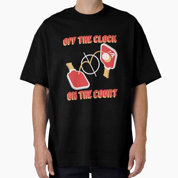 Item preview, Off The Clock On The Court Pickleball Retirement Shirt designed and sold by BCTees3.