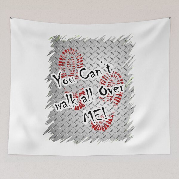 Item preview, diamond plate you cant walk all over me designed and sold by LaughingProf.
