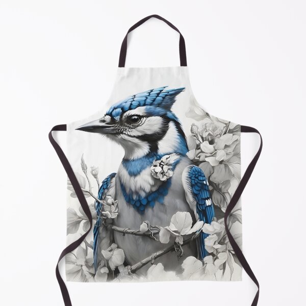 Item preview, Black and White Blue Jay designed and sold by Pencil-Art.