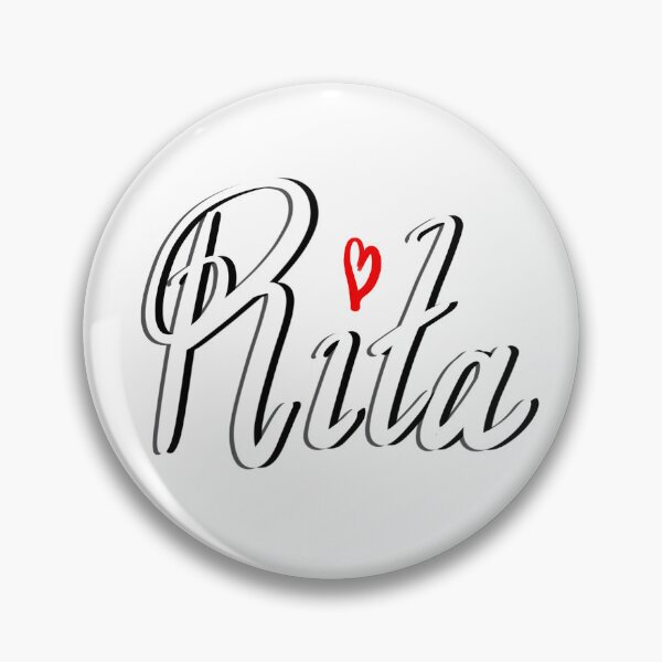 Item preview, Rita popular girls first name in white. Personalized personalised customised name Rita designed and sold by Artonmytee.