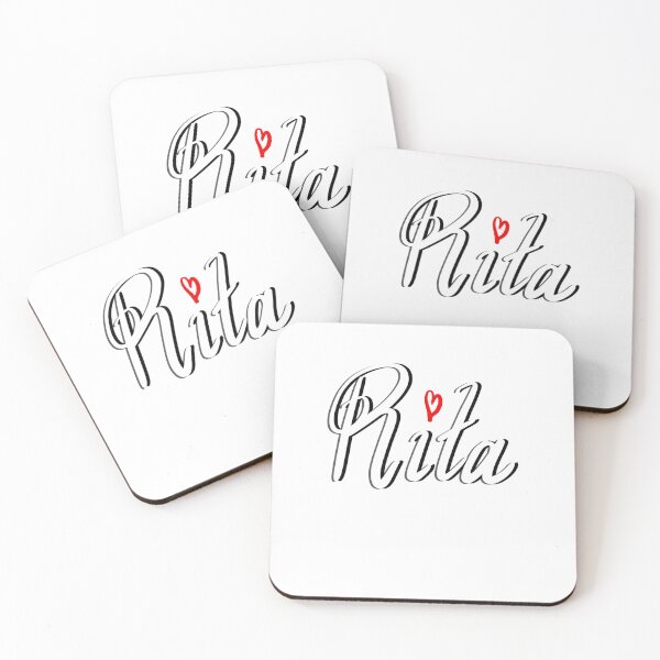 Item preview, Rita popular girls first name in white. Personalized personalised customised name Rita designed and sold by Artonmytee.