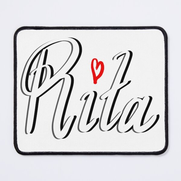 Item preview, Rita popular girls first name in white. Personalized personalised customised name Rita designed and sold by Artonmytee.