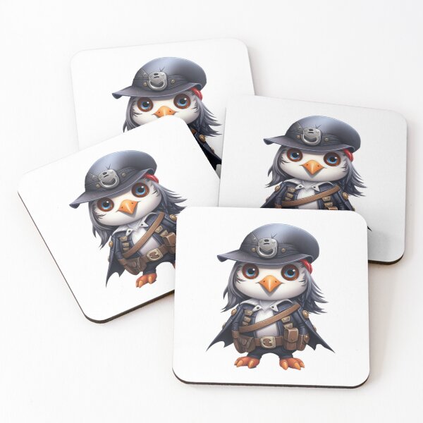 Item preview, Kawaii Penguin Pirate designed and sold by KawaiiArtStyle.