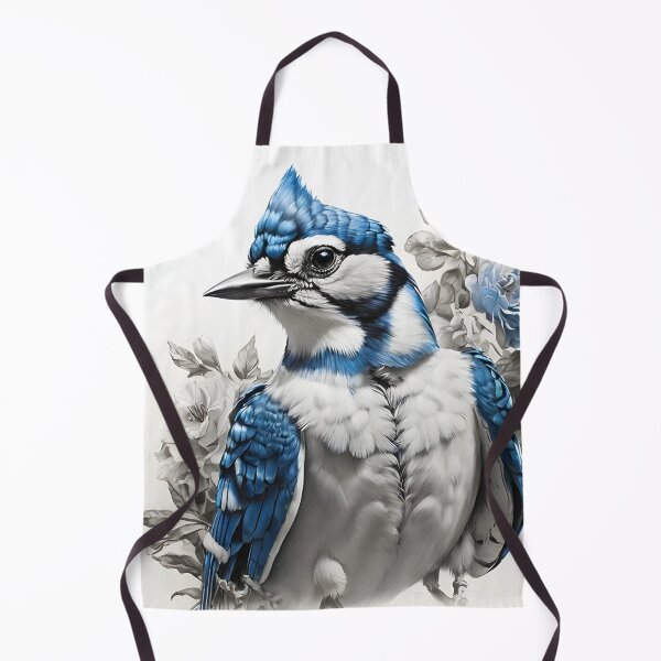 Item preview, Black and White Blue Jay designed and sold by Pencil-Art.