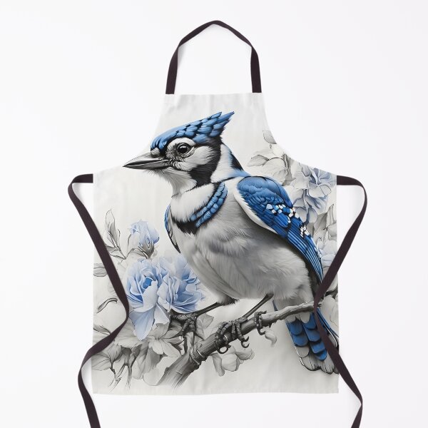 Item preview, Black and White Blue Jay designed and sold by Pencil-Art.