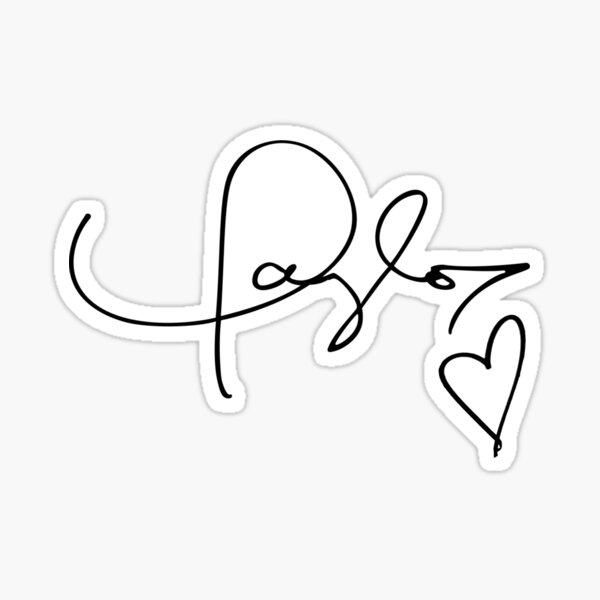 taylor swift signature with heart 